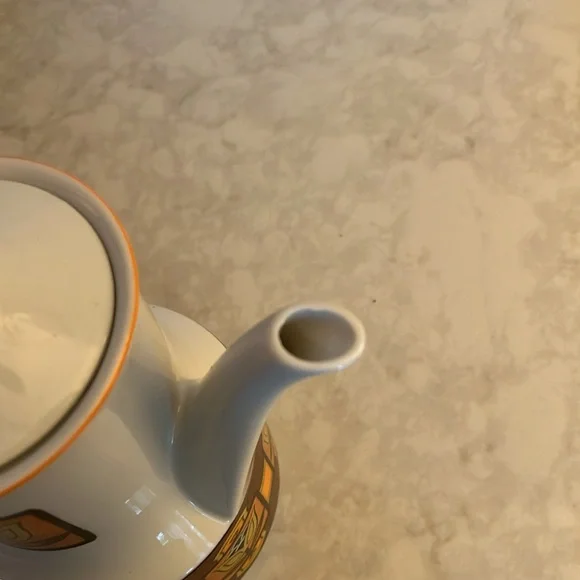 v i n t a g e :: 60s Midcentury Modern MCM Large Coffee Tea Pot chocolate pot - Picture 5 of 11